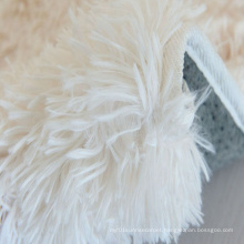 modern design white soft faux fur rugs